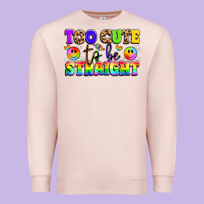 Cute And Colorful Pride Message Premium Sweatshirt Designed By Lillyallendesigns