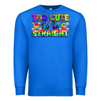 True Royal cute and colorful pride message Premium Sweatshirt - LillyAllenDesigns