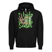 Black lucky season Zipper Hoodie - MaliasSmallBusiness