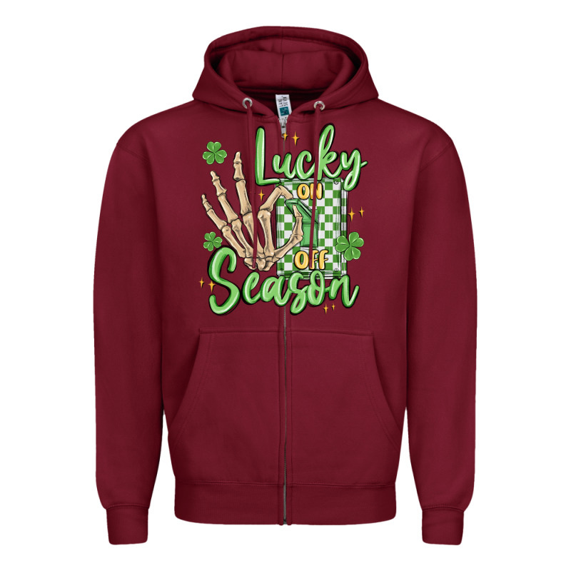 Lucky Season Zipper Hoodie by MaliasSmallBusiness | Teevron