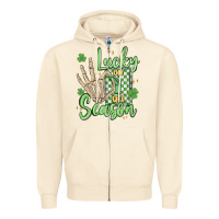 Sandshell lucky season Zipper Hoodie - MaliasSmallBusiness