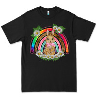 Black easter rabbit rainbow Premium Tee - BarkalooDesign