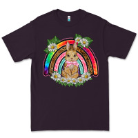 Plum easter rabbit rainbow Premium Tee - BarkalooDesign