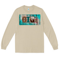 Mushroom western turquoise gigi license plate Long Sleeve Tee - BarkalooDesign