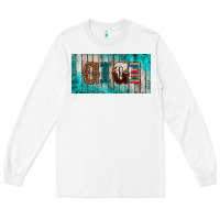 White western turquoise gigi license plate Long Sleeve Tee - BarkalooDesign
