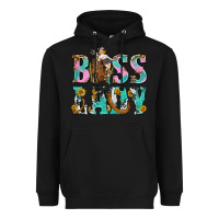Black Boss Lady Heavyweight Hoodie - BundleAndBundleShop