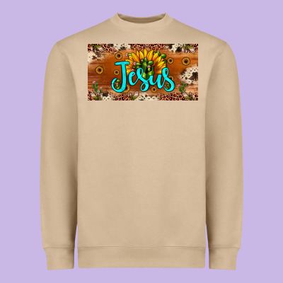 Jesus Heavyweight Sweatshirt Designed By Jahusdesignshop
