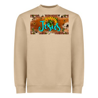Mushroom jesus Heavyweight Sweatshirt - JahusDesignShop