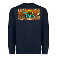 Navy jesus Heavyweight Sweatshirt - JahusDesignShop