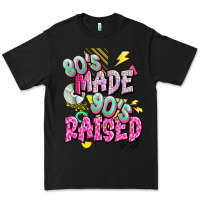 Black 80s made 90s raised Premium Tee - texasbilliewilder