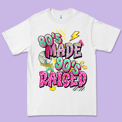 Premium Tee 80s made 90s raised