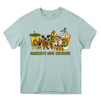Arona Obsessive cow disorder coffee cups Heavy Core Tee - texasbilliewilder