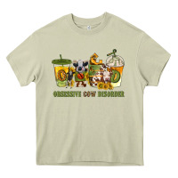 Mossy Obsessive cow disorder coffee cups Heavy Core Tee - texasbilliewilder