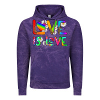 Cloud Purple love is love Vintage Hoodie - HRA Design Shop