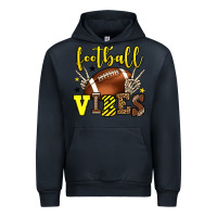 Navy Football vibes yellow and black team color Urban Hoodie - HowdyJamesFarm