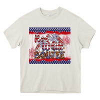 Cream red white boujee Heavy Core Tee - Artiststas