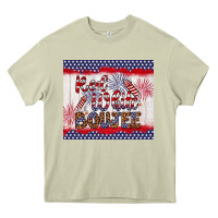 Mossy red white boujee Heavy Core Tee - Artiststas