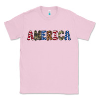 Bubblegum Pink america 4th of july Classic Tee - Artiststas