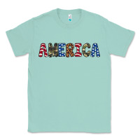 Seafoam america 4th of july Classic Tee - Artiststas