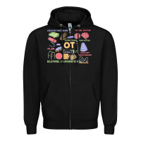 Black biliteral coordintiom Zipper Hoodie - MaliasSmallBusiness