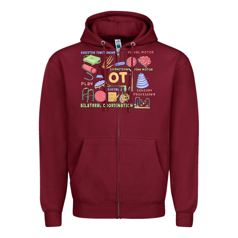 Biliteral Coordintiom Zipper Hoodie by MaliasSmallBusiness | Teevron