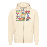 Sandshell biliteral coordintiom Zipper Hoodie - MaliasSmallBusiness