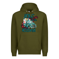 Army Green Christmas Home For The Holidays Premium Hoodie - Bettercallsaul