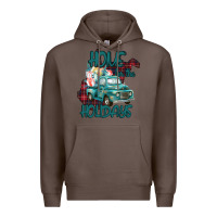 Coffee Christmas Home For The Holidays Premium Hoodie - Bettercallsaul