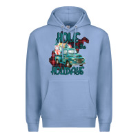 Colony Blue Christmas Home For The Holidays Premium Hoodie - Bettercallsaul