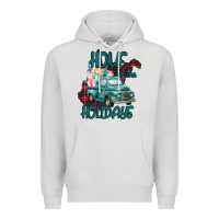Dove Grey Christmas Home For The Holidays Premium Hoodie - Bettercallsaul