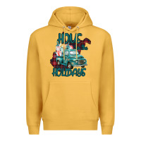 Mustard Christmas Home For The Holidays Premium Hoodie - Bettercallsaul