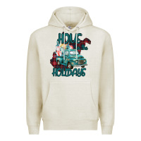 Oatmeal Heather Christmas Home For The Holidays Premium Hoodie - Bettercallsaul