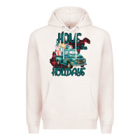 Pale Pink Christmas Home For The Holidays Premium Hoodie - Bettercallsaul