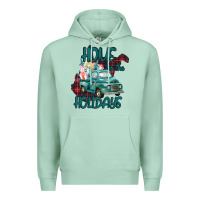 Seafoam Christmas Home For The Holidays Premium Hoodie - Bettercallsaul