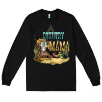Black country mama Long Sleeve Tee - NancyCooperArtShop