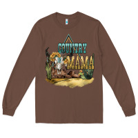 Chestnut country mama Long Sleeve Tee - NancyCooperArtShop