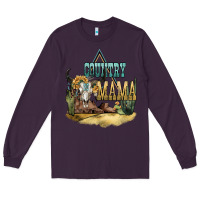 Plum country mama Long Sleeve Tee - NancyCooperArtShop