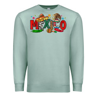 Seafoam colorful mexico collage Premium Sweatshirt - LillyAllenDesigns
