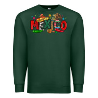 Sports Green colorful mexico collage Premium Sweatshirt - LillyAllenDesigns