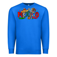 True Royal colorful mexico collage Premium Sweatshirt - LillyAllenDesigns
