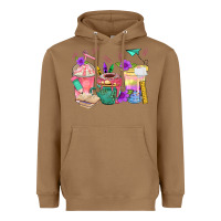 Toasted Coconut School Girl Coffee Cup Bbs Heavyweight Hoodie - BundleAndBundleShop