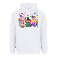White School Girl Coffee Cup Bbs Heavyweight Hoodie - BundleAndBundleShop
