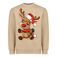 Mushroom baby christmas reindeer Heavyweight Sweatshirt - AdoDesignShop