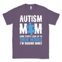 Lavender lil autism mom Classic Tee - CowhideDigitalArt