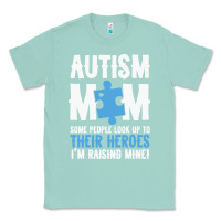 Seafoam lil autism mom Classic Tee - CowhideDigitalArt