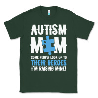 Sports Green lil autism mom Classic Tee - CowhideDigitalArt