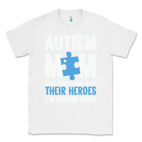 White lil autism mom Classic Tee - CowhideDigitalArt