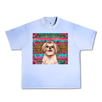 Grape Ice shih tzu floral tumbler Urban Heavy Tee - JahusDesignShop