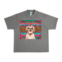 Tornado shih tzu floral tumbler Urban Heavy Tee - JahusDesignShop