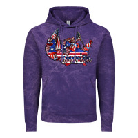 Cloud Purple america Vintage Hoodie - CowhideDigitalArt